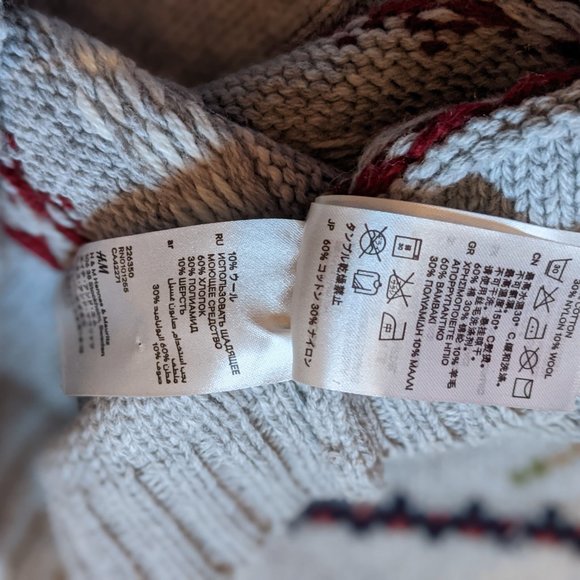 [KIDS 2/$30] NWOT Baby Boy (18-24M) - H&M Shawl Sweater - Picture 3 of 3